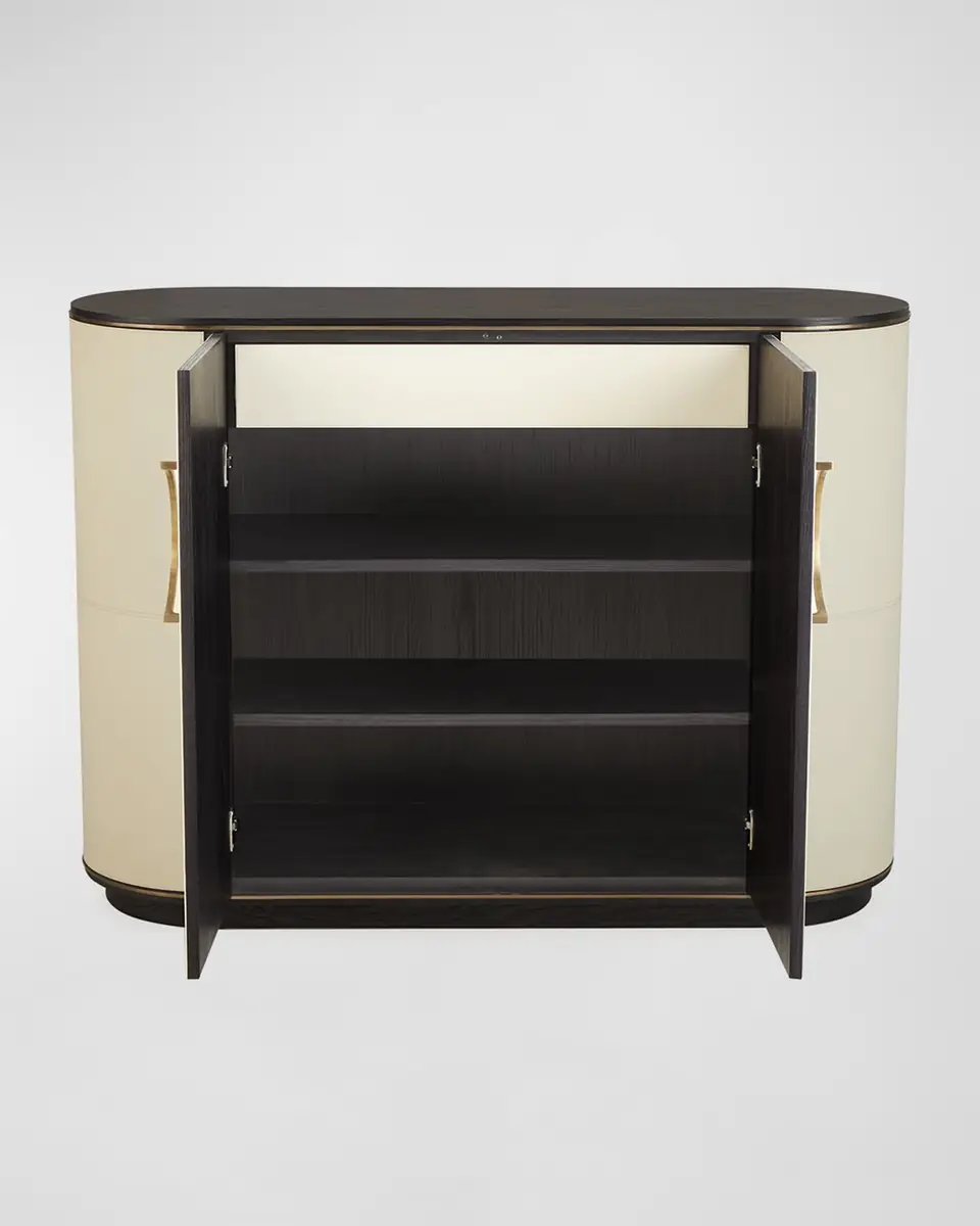 Arteriors Lanette Leather Cabinet | Thumbnail 2 Arteriors Lanette Leather Cabinet | Thumbnail 2