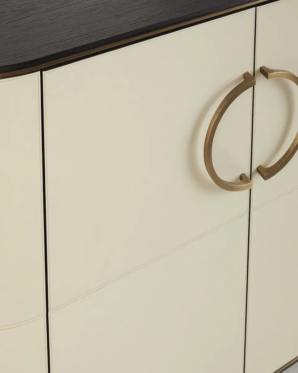 Arteriors Lanette Leather Cabinet | Thumbnail 3 Arteriors Lanette Leather Cabinet | Thumbnail 3