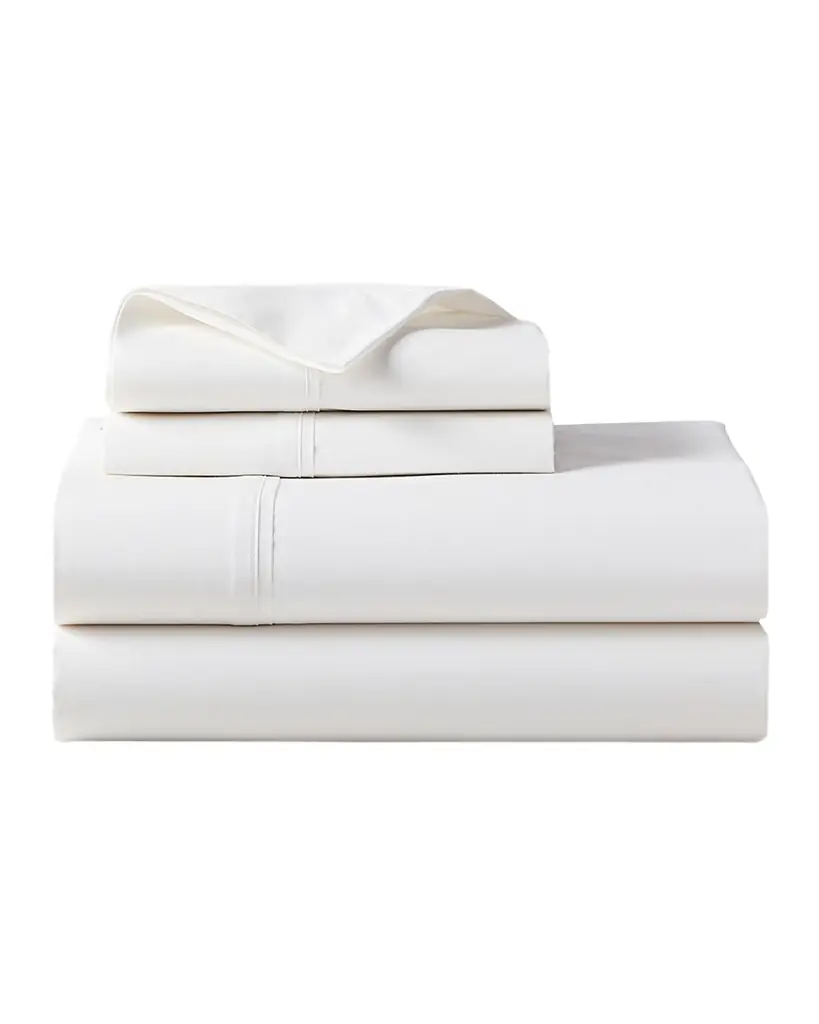 Ralph Lauren Home Organic 464 Percale Fitted Sheet | Image 1 Ralph Lauren Home Organic 464 Percale Fitted Sheet | Image 1