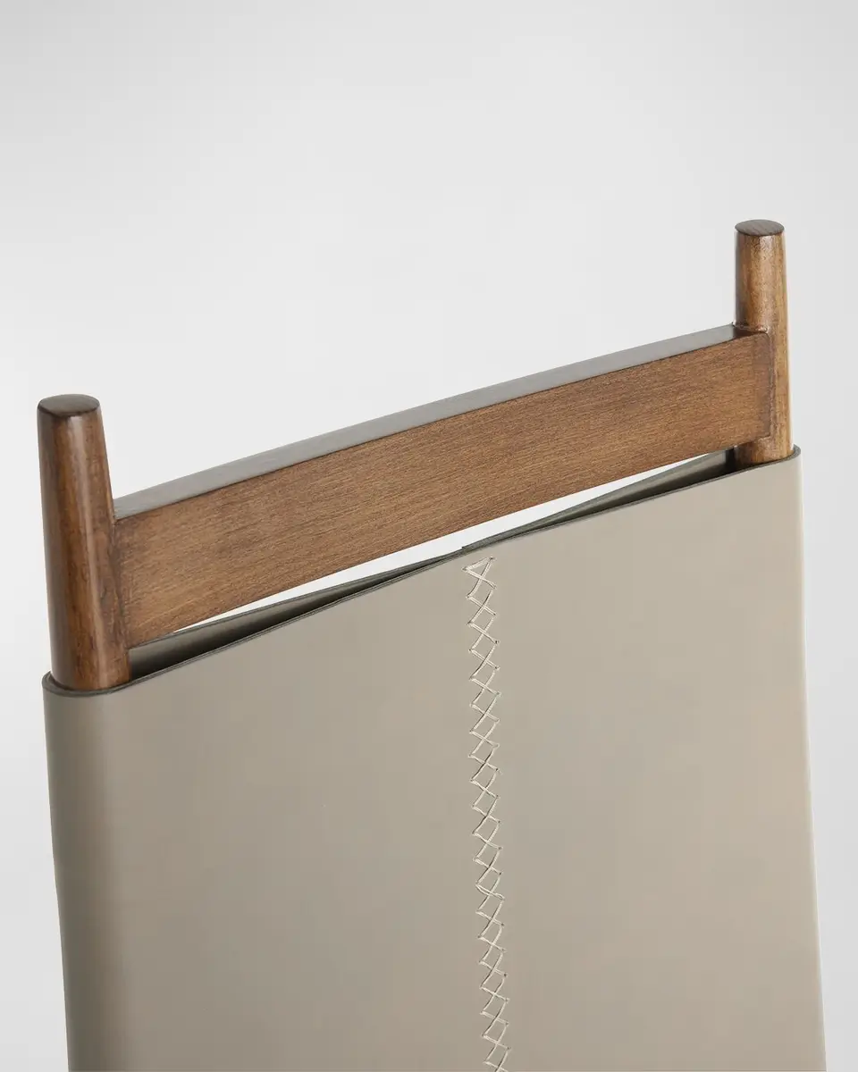 Arteriors Keegan Leather Dining Chair | Thumbnail 5 Arteriors Keegan Leather Dining Chair | Thumbnail 5