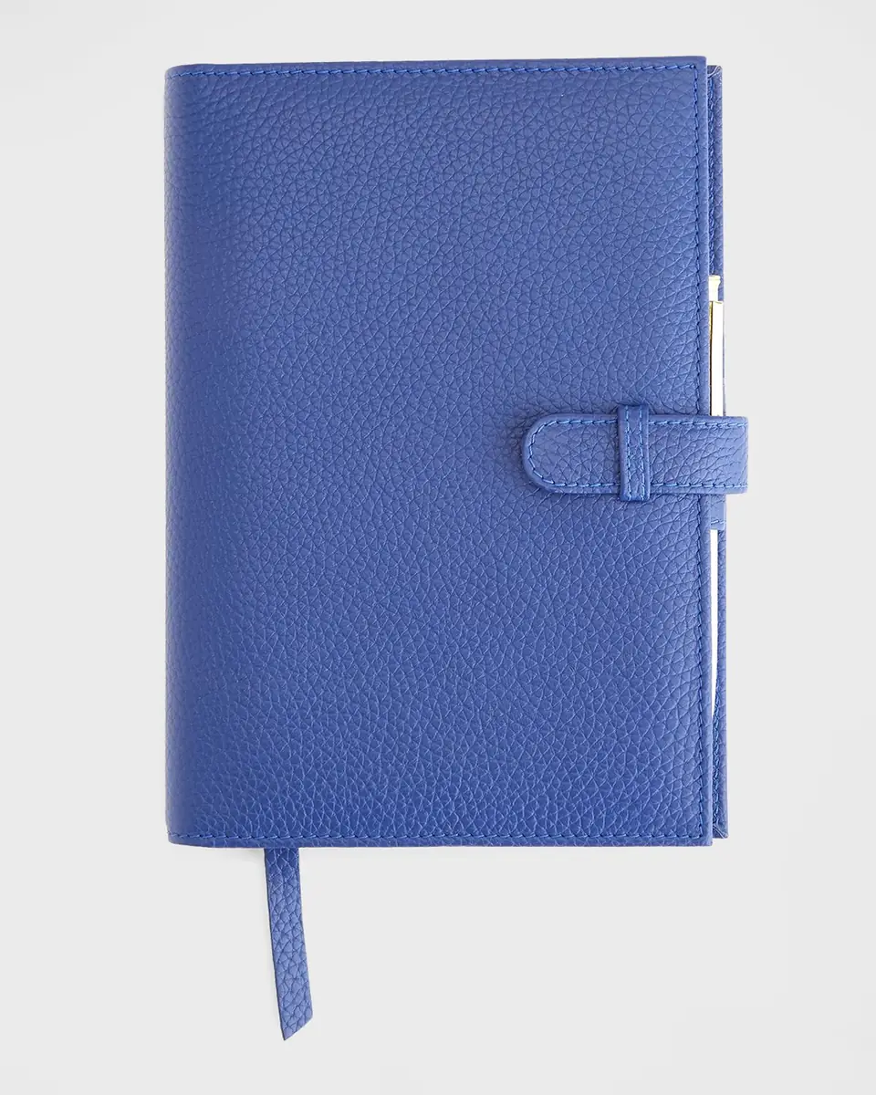 Royce New York Monogrammed Executive Weekly Leather Calendar Planner, Personalized | Thumbnail 3