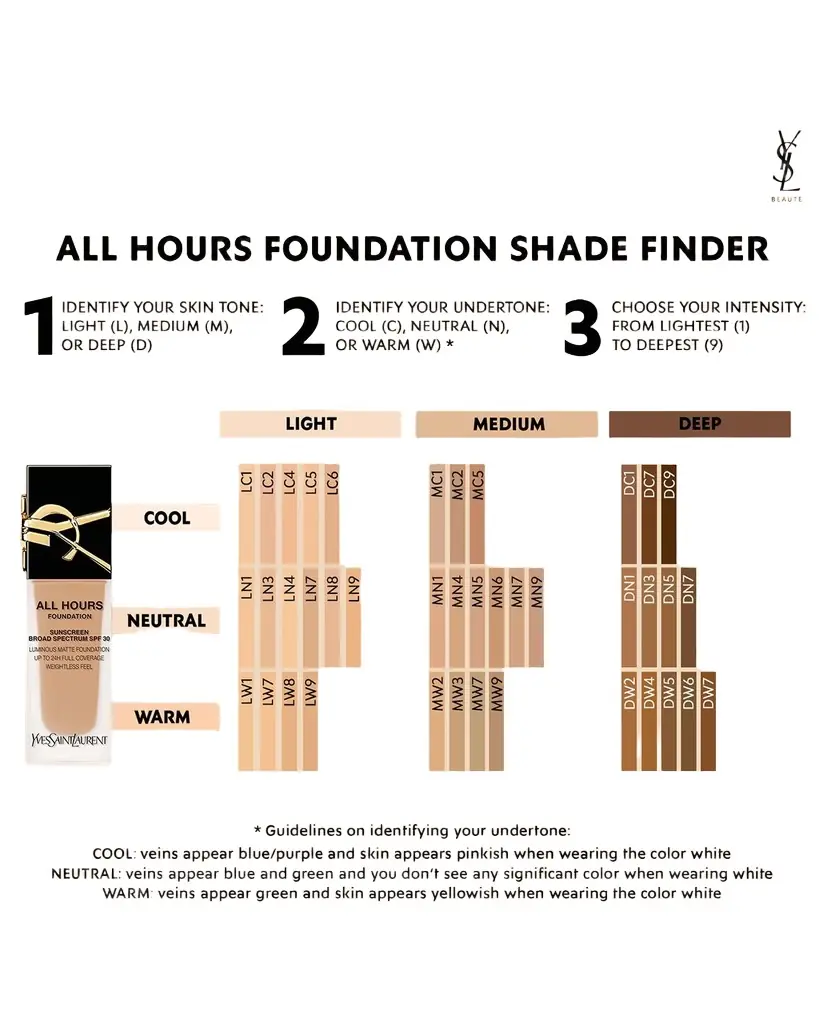 Yves Saint Laurent Beaute 0.85 oz. All Hours Luminous Matte Foundation
