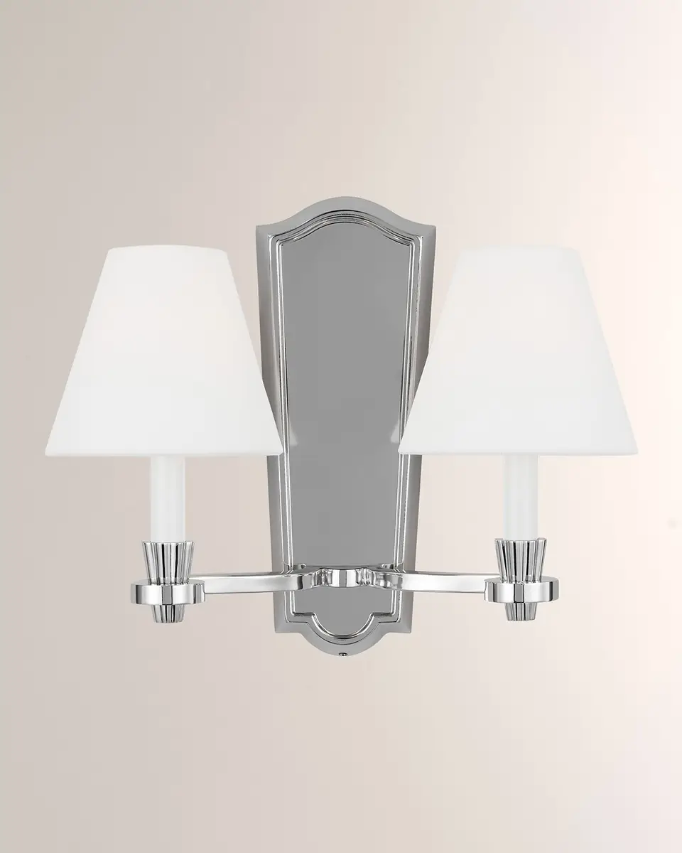 Visual Comfort Studio Paisley Double Sconce By Alexa Hampton | Thumbnail 2 Visual Comfort Studio Paisley Double Sconce By Alexa Hampton | Thumbnail 2