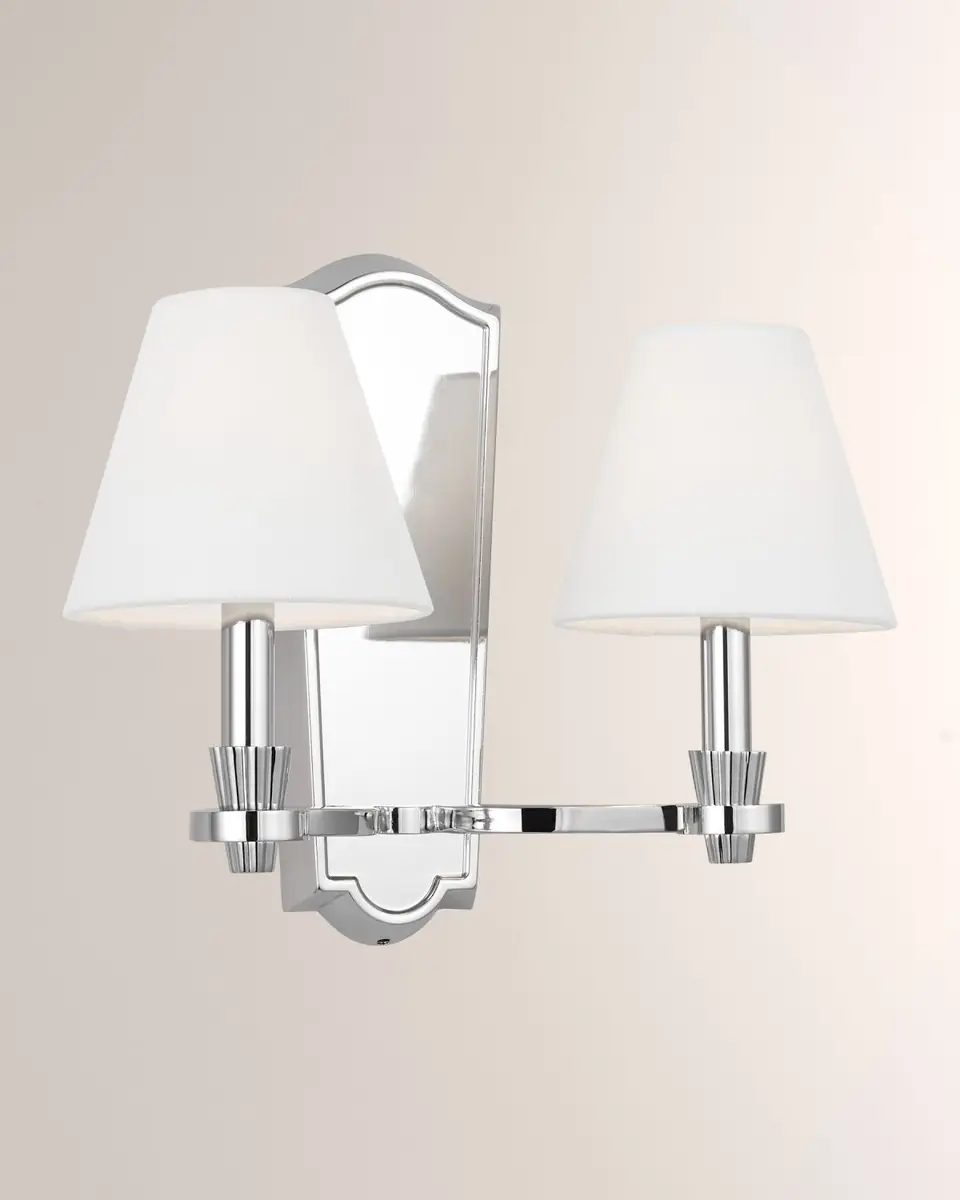 Visual Comfort Studio Paisley Double Sconce By Alexa Hampton | Thumbnail 3 Visual Comfort Studio Paisley Double Sconce By Alexa Hampton | Thumbnail 3