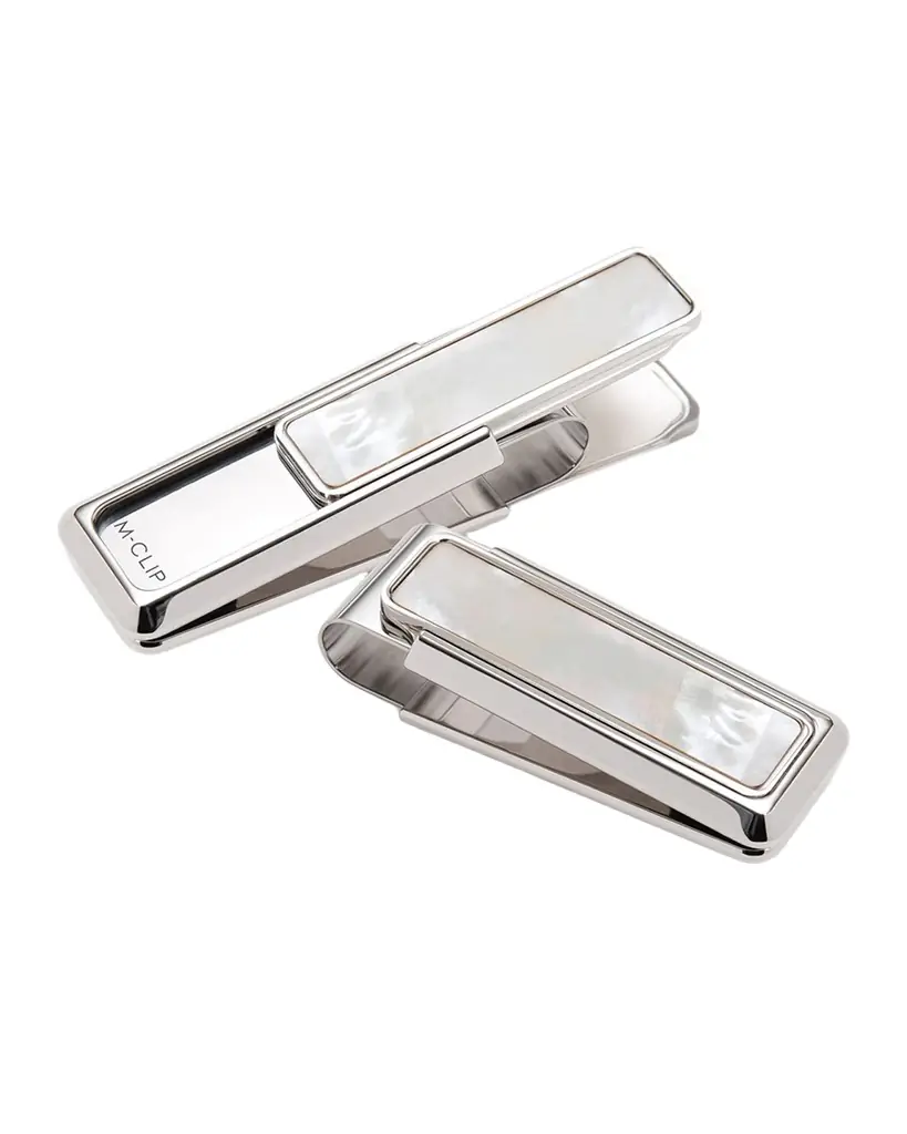 M Clip Men's Mother-Of-Pearl Money Clip