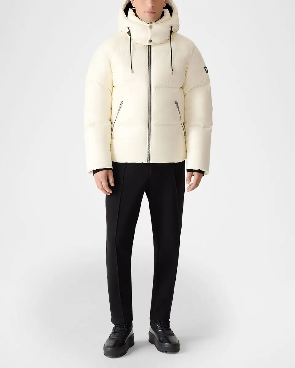 Mackage Men's Kent Short Hooded Puffer Coat | Thumbnail 2 Mackage Men's Kent Short Hooded Puffer Coat | Thumbnail 2