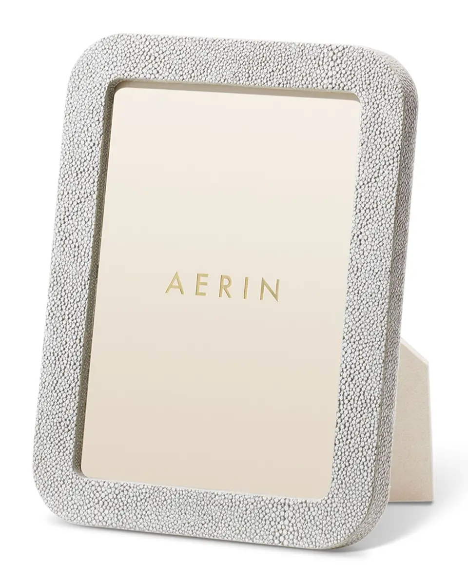 AERIN Modern Faux Shagreen Frame | Thumbnail 2 AERIN Modern Faux Shagreen Frame | Thumbnail 2
