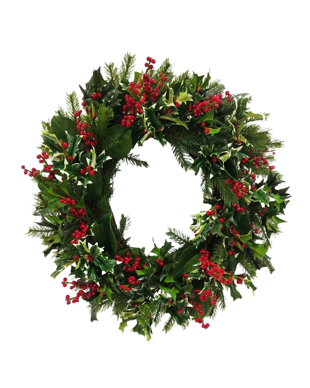 Winward Home 30" Holly Holiday Wreath