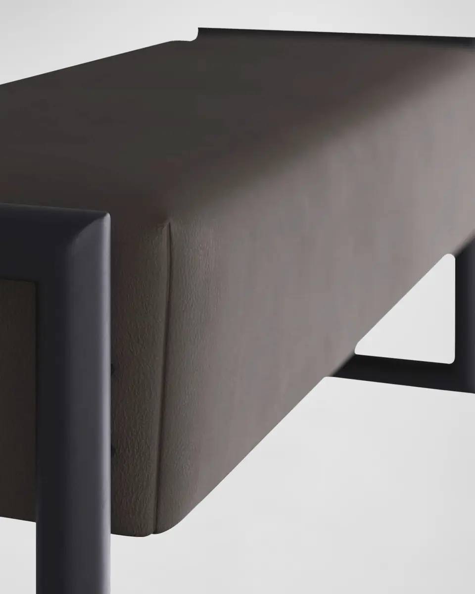 Arteriors Wilcox Leather Bench, 48" | Thumbnail 5 Arteriors Wilcox Leather Bench, 48" | Thumbnail 5