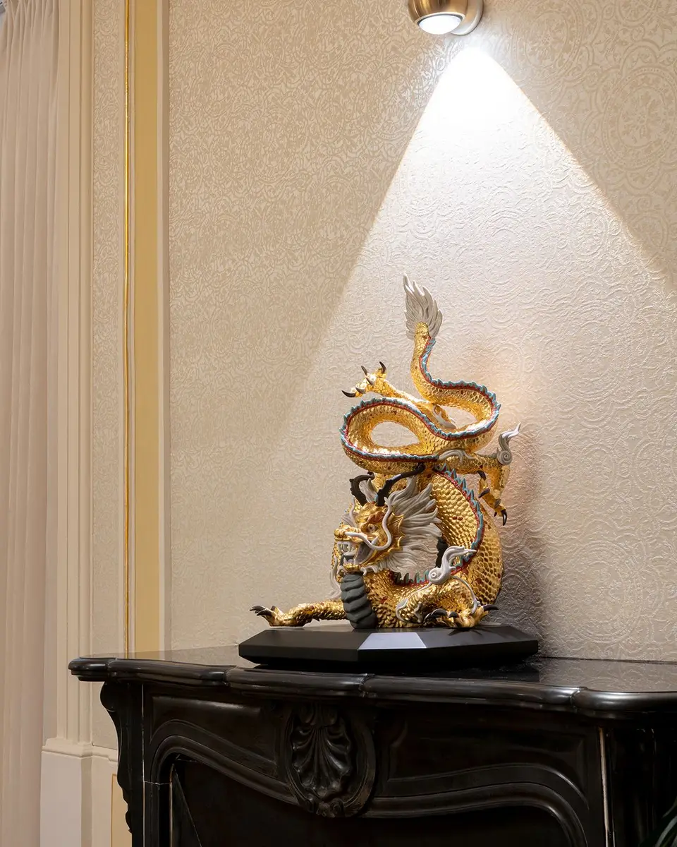 Lladro Limited Edition Protective Dragon Sculpture | Thumbnail 2 Lladro Limited Edition Protective Dragon Sculpture | Thumbnail 2