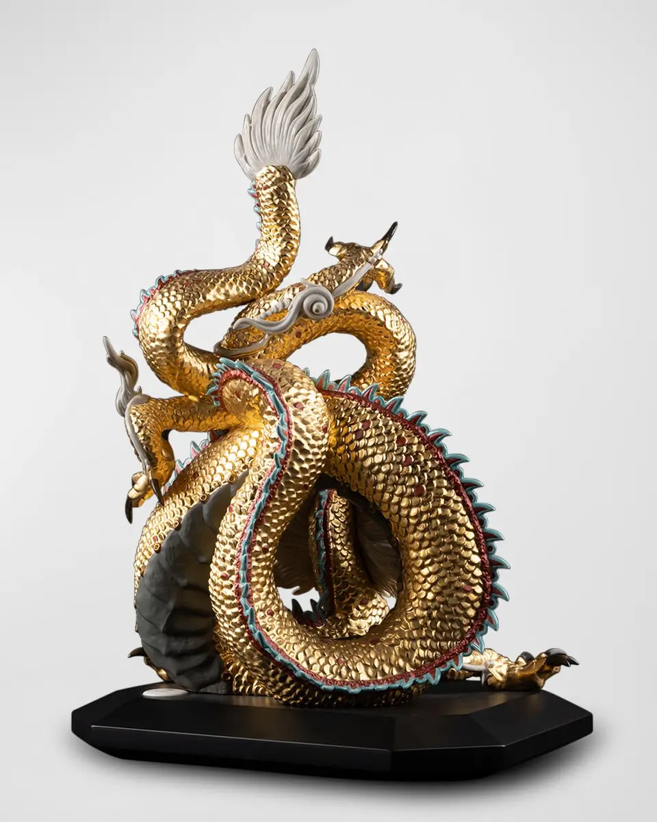 Lladro Limited Edition Protective Dragon Sculpture | Thumbnail 3 Lladro Limited Edition Protective Dragon Sculpture | Thumbnail 3