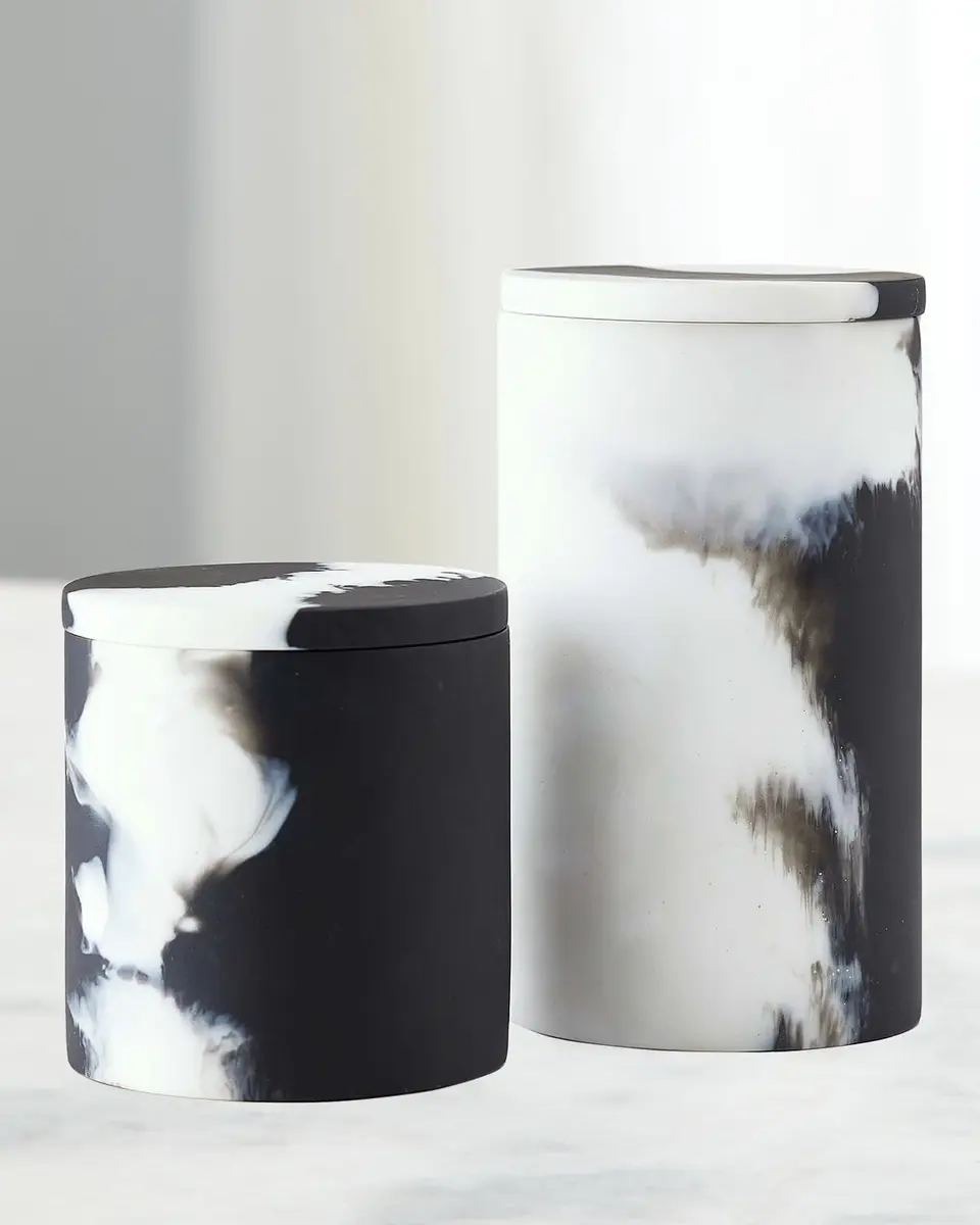 Arteriors Hollie Round Containers, Set of 2 | Thumbnail 3 Arteriors Hollie Round Containers, Set of 2 | Thumbnail 3