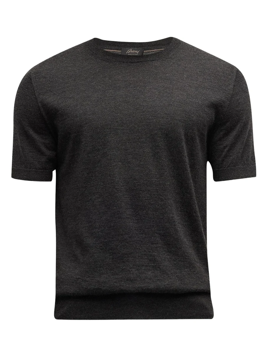Men's Cashmere-Silk Crewneck Sweater Men's Cashmere-Silk Crewneck Sweater