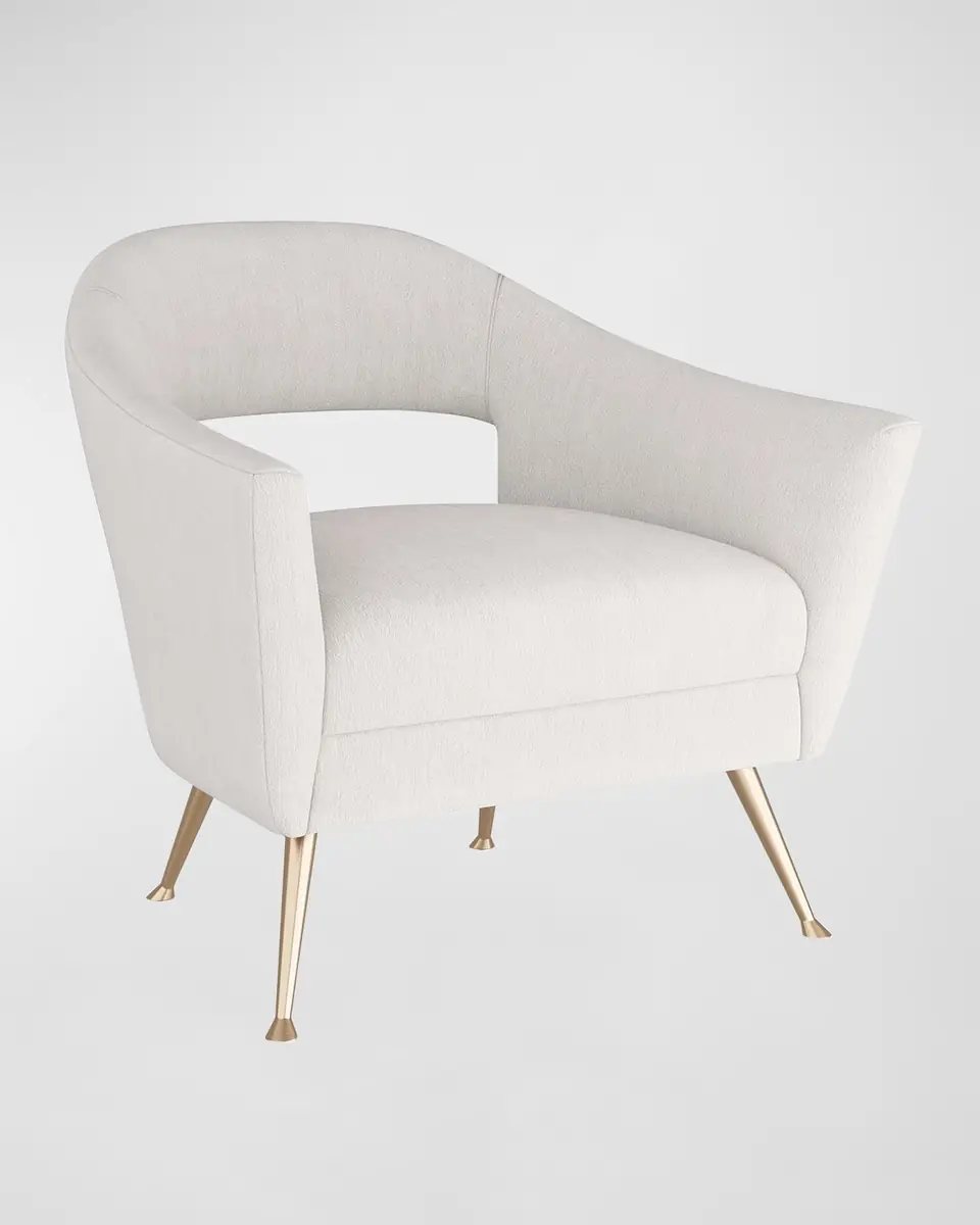 Arteriors Weddington Bouclé Chair | Thumbnail 3 Arteriors Weddington Bouclé Chair | Thumbnail 3