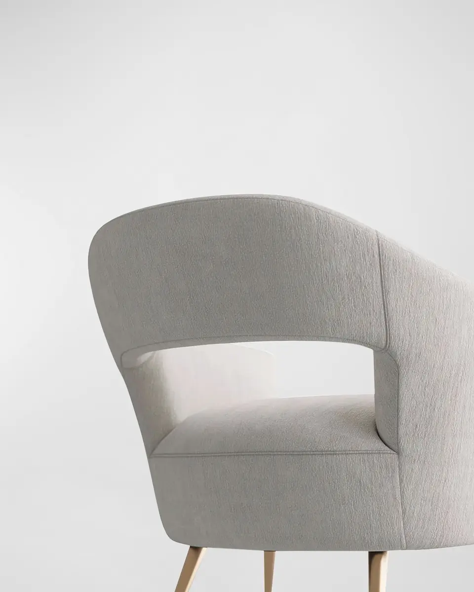 Arteriors Weddington Bouclé Chair | Thumbnail 6 Arteriors Weddington Bouclé Chair | Thumbnail 6