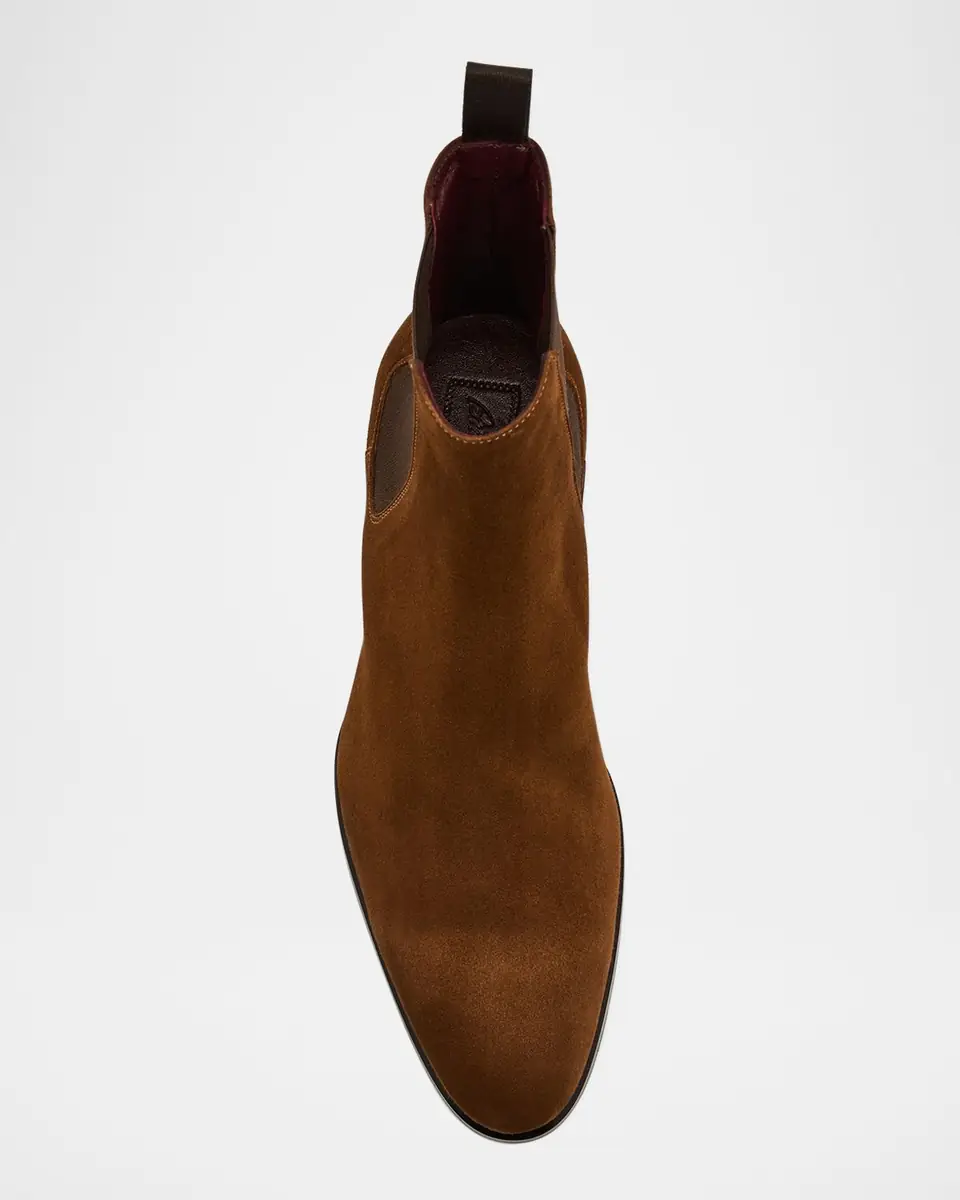 Brioni Men's Suede Chelsea Boots | Thumbnail 4