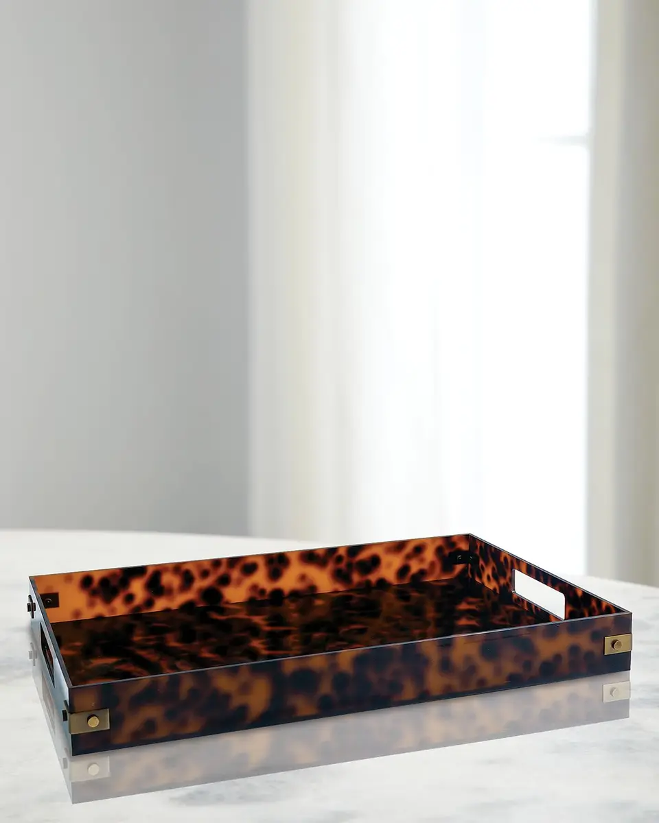 Port 68 Milan Tortoise Tray | Image 1 Port 68 Milan Tortoise Tray | Image 1