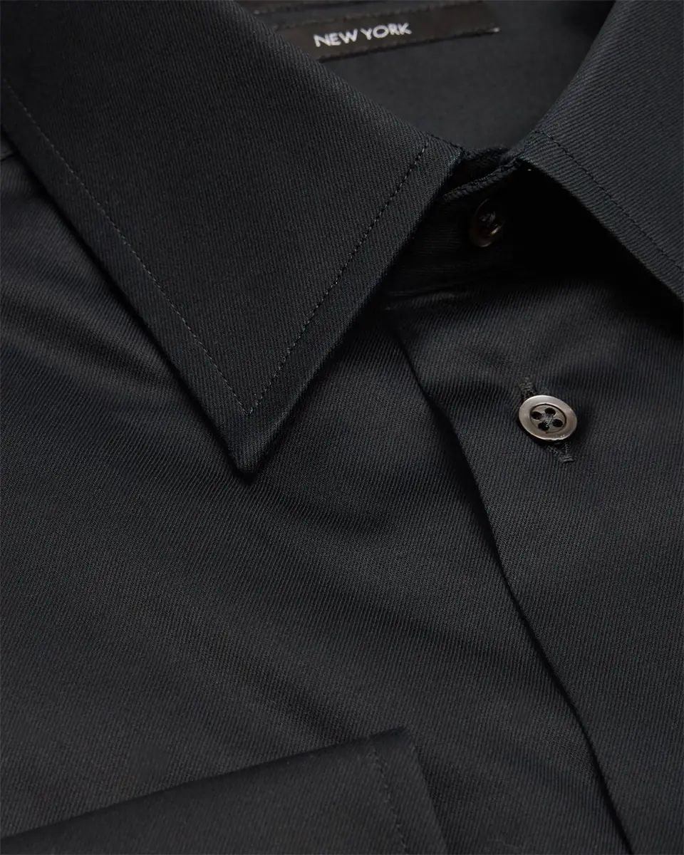 Emporio Armani Men's Cotton-Stretch French Cuff Dress Shirt | Thumbnail 2 Emporio Armani Men's Cotton-Stretch French Cuff Dress Shirt | Thumbnail 2