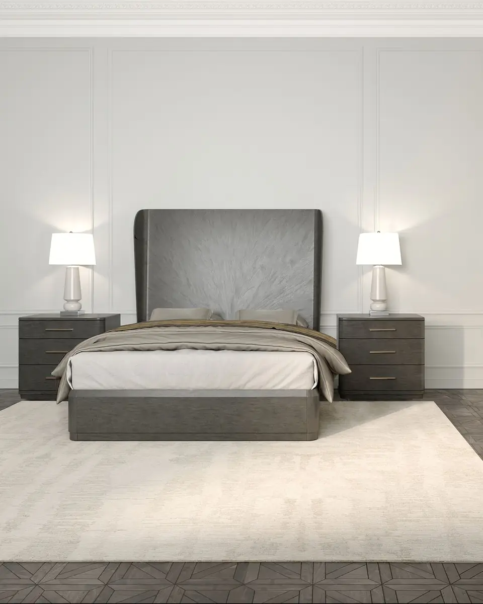 Casa Ispirata Continental King Platform Bed | Thumbnail 4