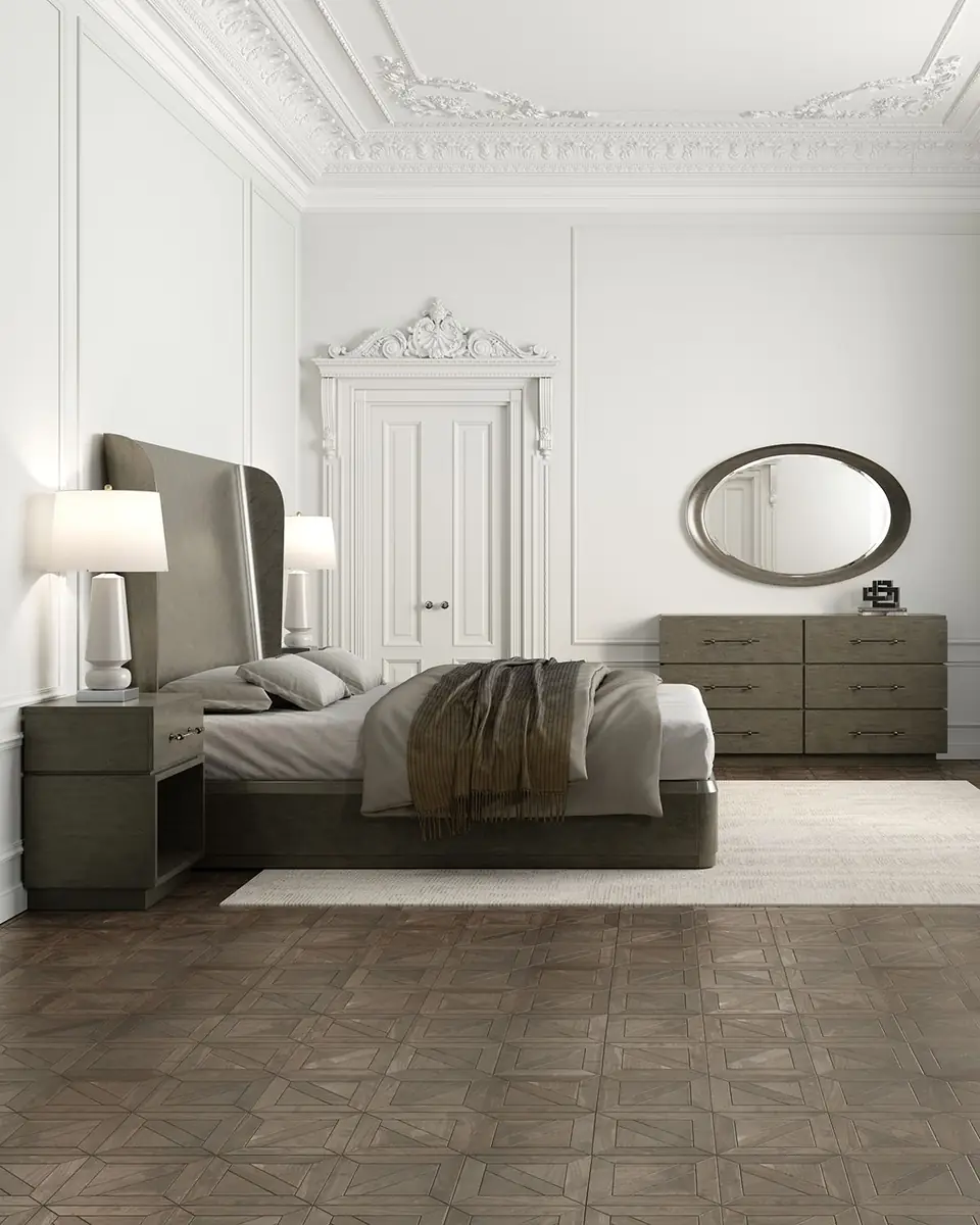 Casa Ispirata Continental King Platform Bed | Thumbnail 5