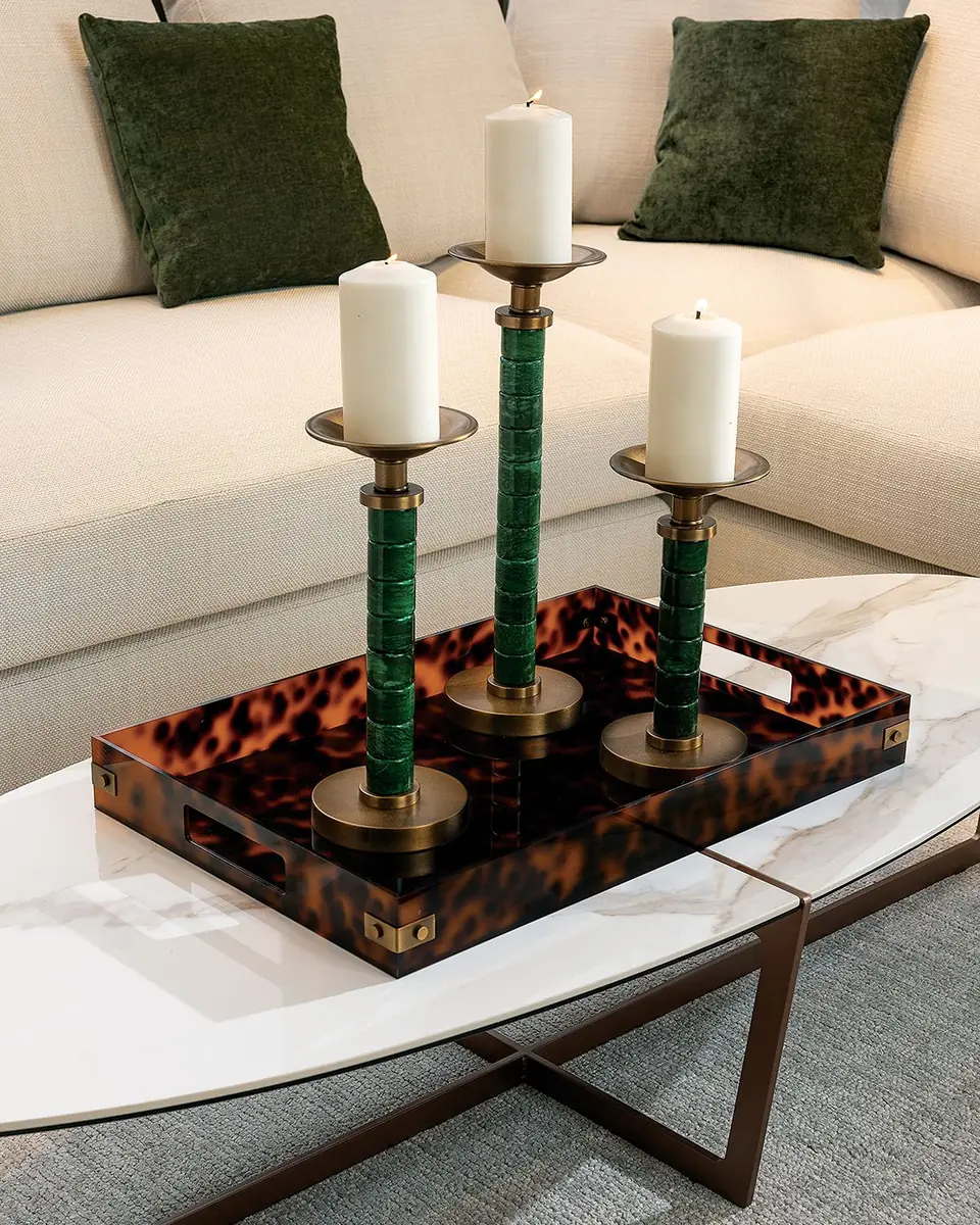 Port 68 Jade Garden Candlesticks, Set of 3 | Thumbnail 2 Port 68 Jade Garden Candlesticks, Set of 3 | Thumbnail 2
