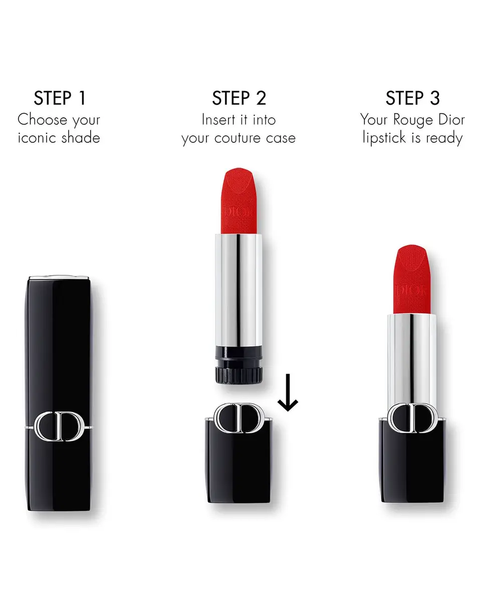 Dior Rouge Satin Lipstick | Thumbnail 3 Dior Rouge Satin Lipstick | Thumbnail 3