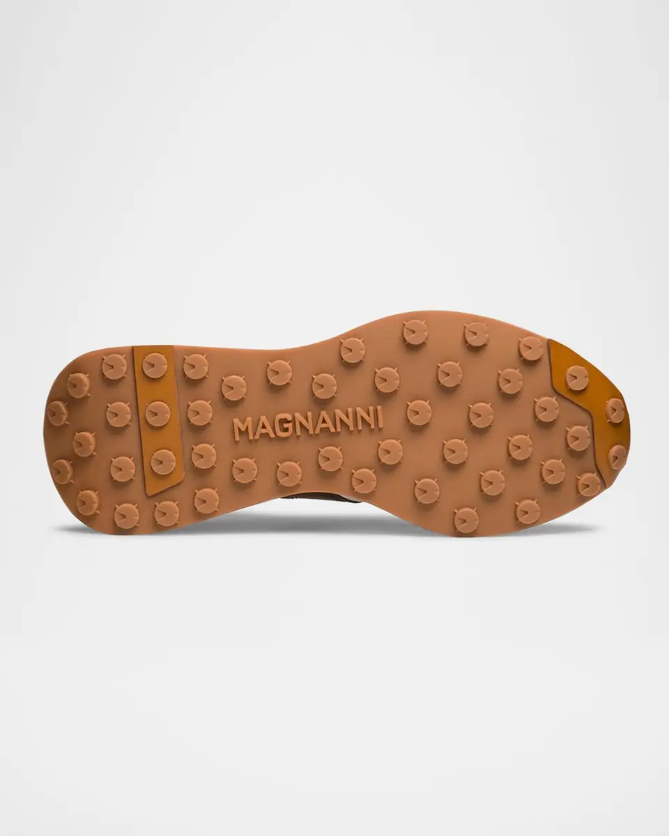 Magnanni Men's Romero II Leather and Suede Low-Top Sneakers | Thumbnail 5