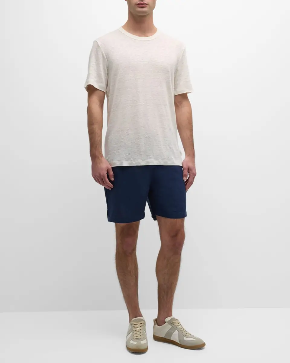 Onia Men's Air Linen Pull-On Shorts | Thumbnail 2 Onia Men's Air Linen Pull-On Shorts | Thumbnail 2