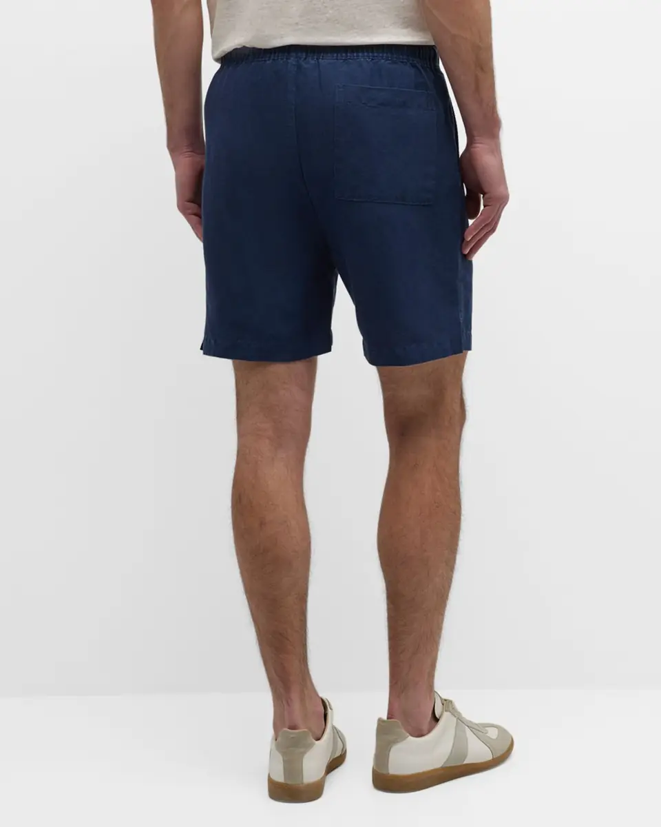 Onia Men's Air Linen Pull-On Shorts | Thumbnail 3 Onia Men's Air Linen Pull-On Shorts | Thumbnail 3