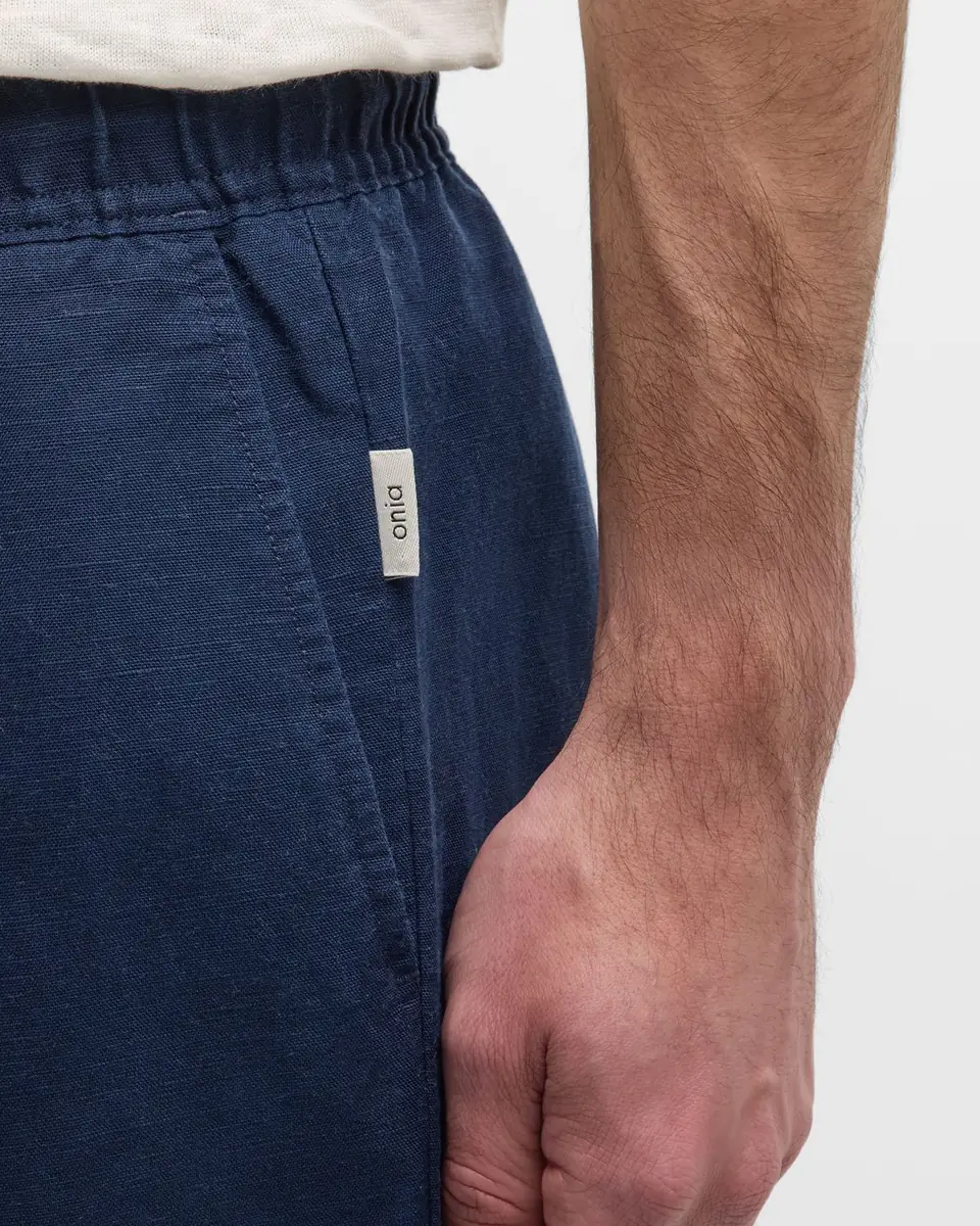 Onia Men's Air Linen Pull-On Shorts | Thumbnail 6 Onia Men's Air Linen Pull-On Shorts | Thumbnail 6