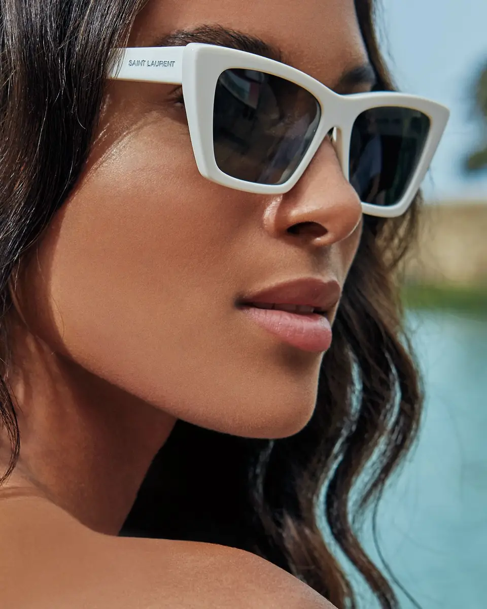 Saint Laurent Cat-Eye Acetate Sunglasses | Thumbnail 3 Saint Laurent Cat-Eye Acetate Sunglasses | Thumbnail 3