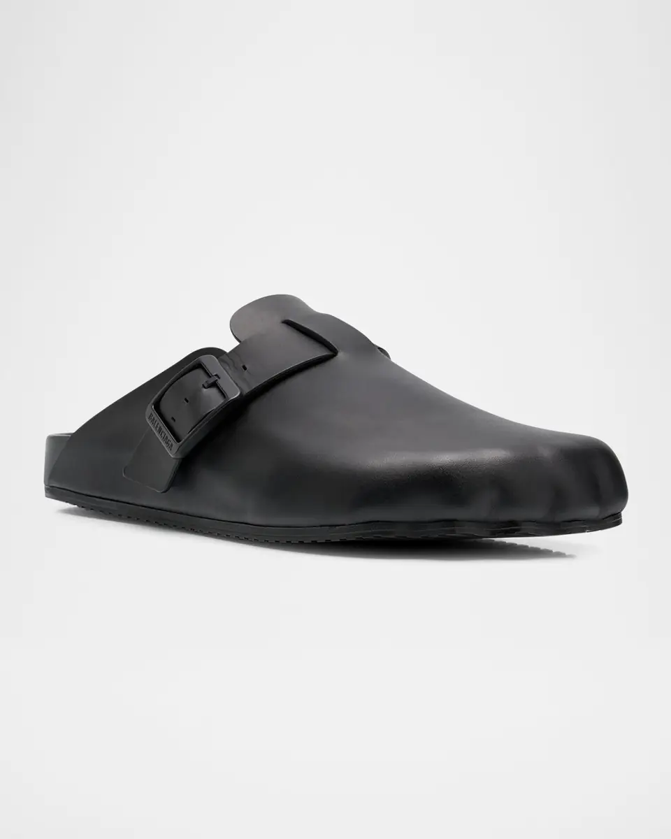 Balenciaga Sunday Calfskin Buckle Mules | Thumbnail 3