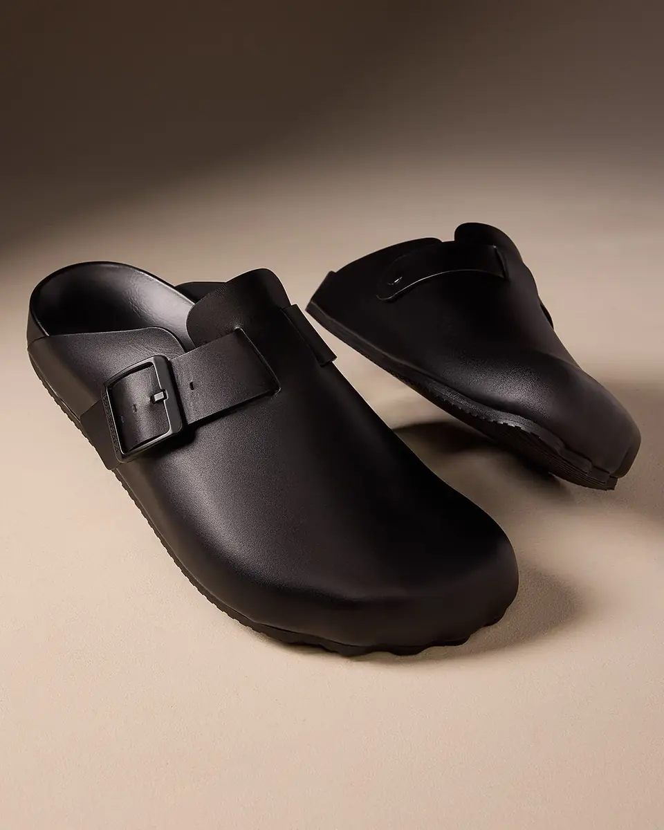 Balenciaga Sunday Calfskin Buckle Mules | Thumbnail 5