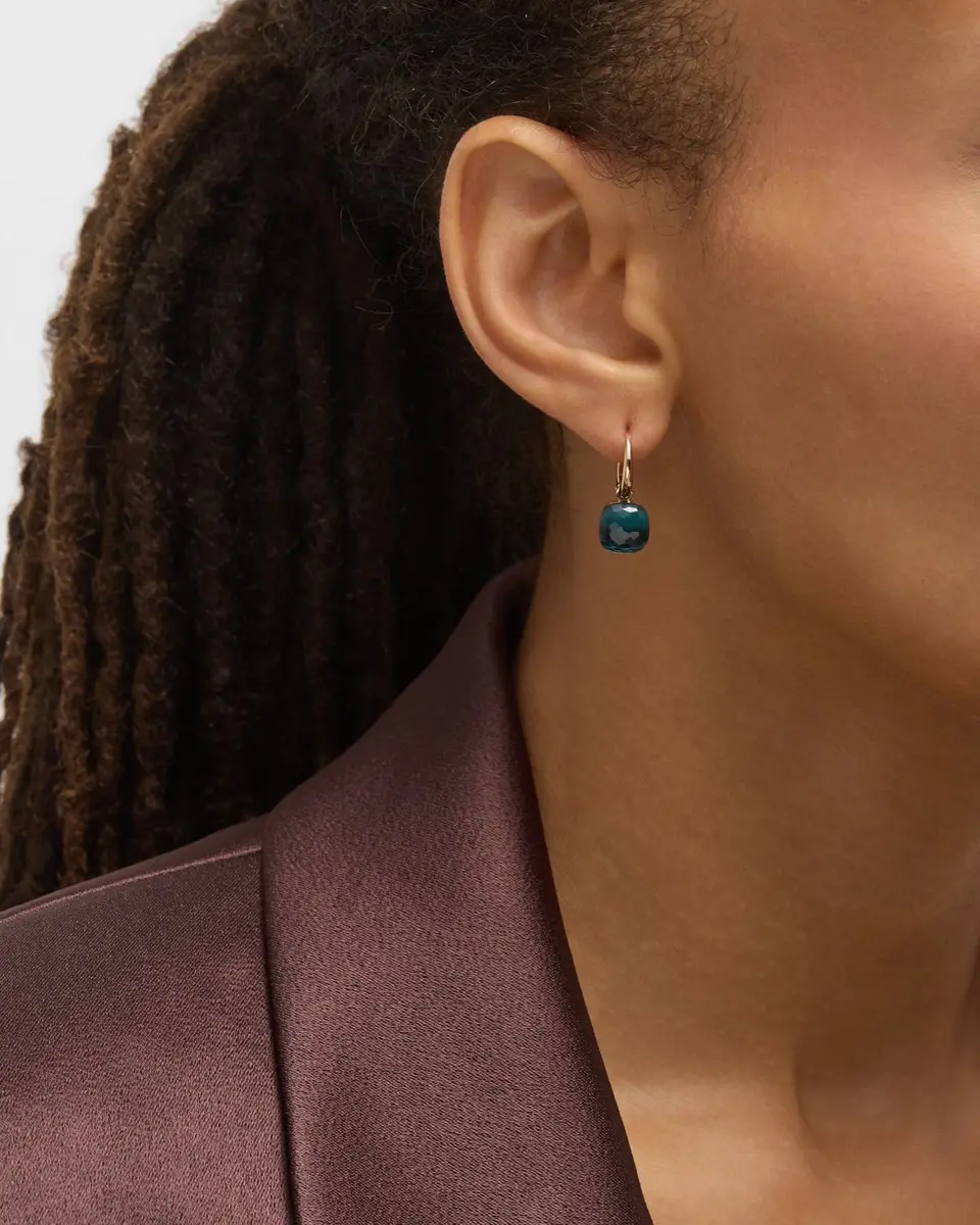 Pomellato Nudo 18K Rose Gold Petit Drop Earrings | Image 1 Pomellato Nudo 18K Rose Gold Petit Drop Earrings | Image 1