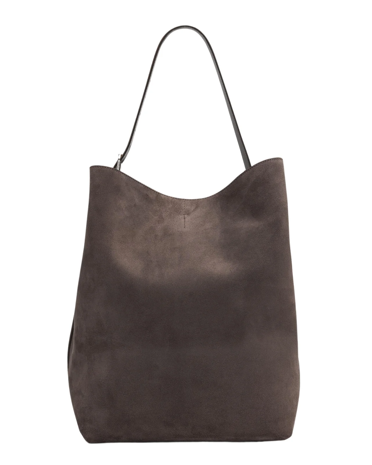 Belted Tote Bag in Suede Belted Tote Bag in Suede