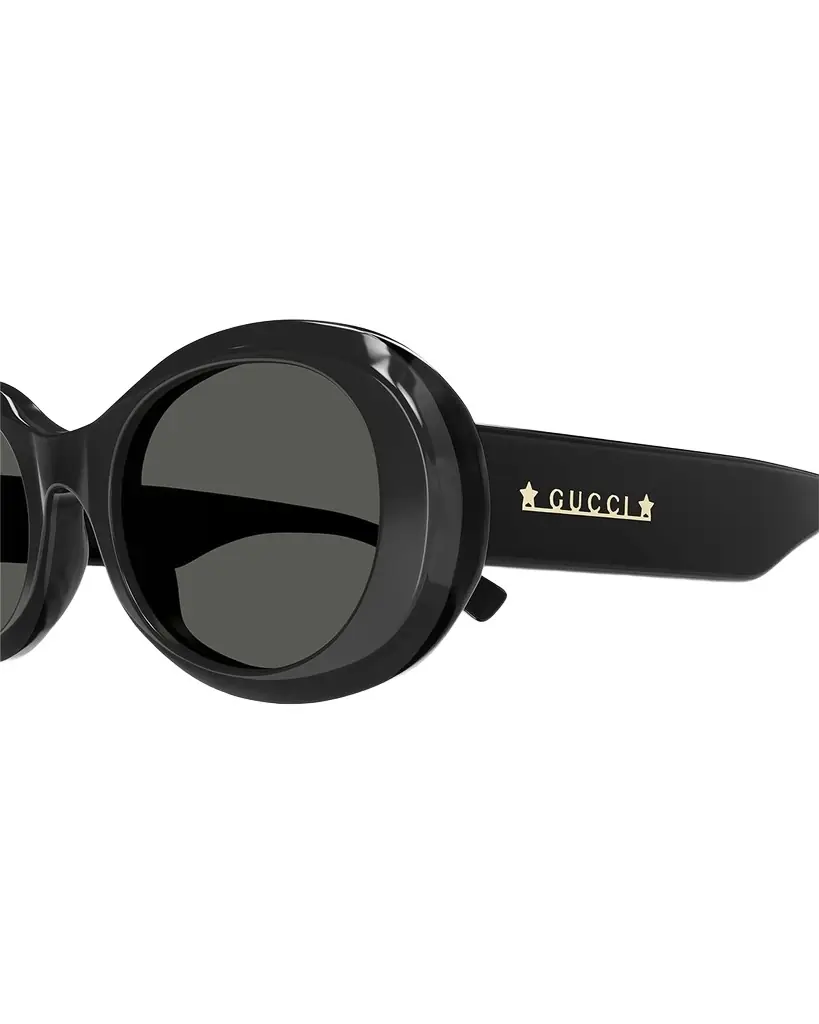 Gucci Logo Acetate Oval Sunglasses | Image 1 Gucci Logo Acetate Oval Sunglasses | Image 1