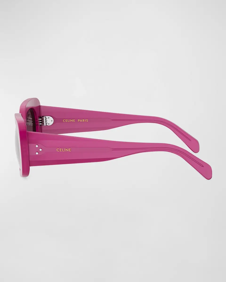 Celine Bold 3 Dots Acetate Rectangle Sunglasses | Thumbnail 4 Celine Bold 3 Dots Acetate Rectangle Sunglasses | Thumbnail 4