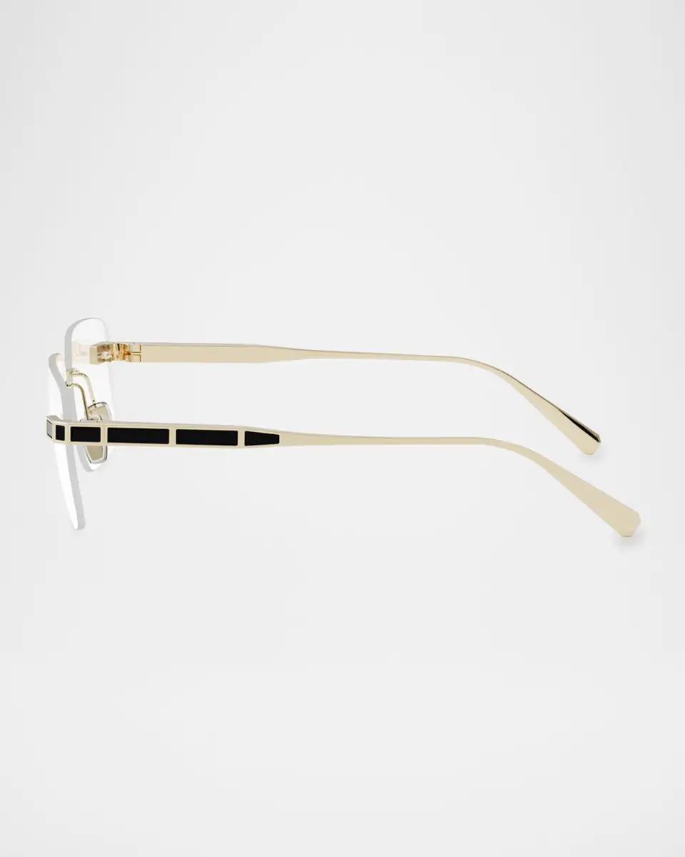 BVLGARI Octo Rectangular Eyeglasses | Thumbnail 3 BVLGARI Octo Rectangular Eyeglasses | Thumbnail 3