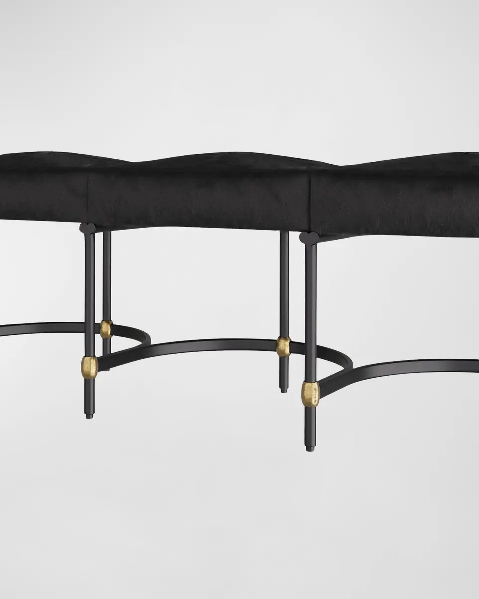 Arteriors Blaire 3-Seat Hair on Hide Bench - 55" | Thumbnail 3 Arteriors Blaire 3-Seat Hair on Hide Bench - 55" | Thumbnail 3