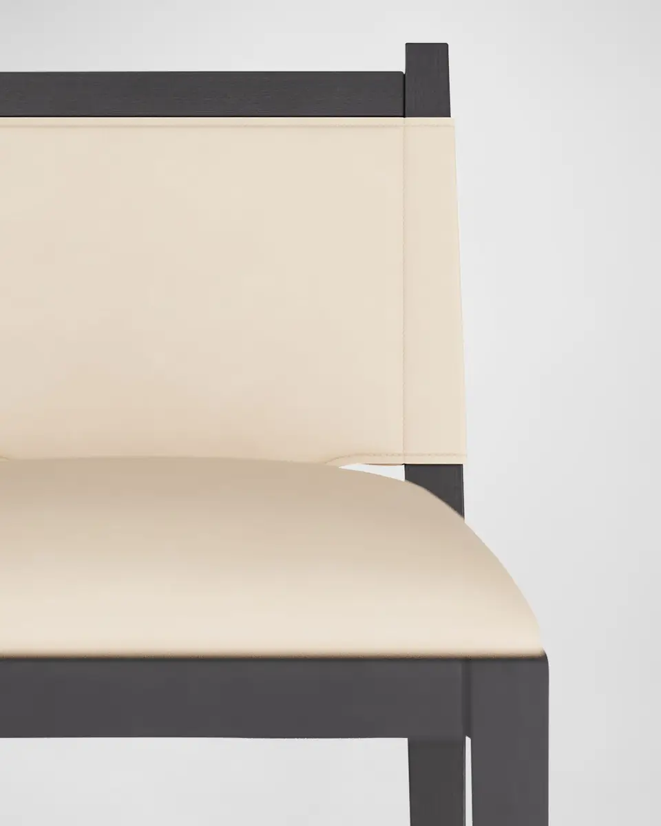 Arteriors Burdock Leather Bar Stool | Thumbnail 3 Arteriors Burdock Leather Bar Stool | Thumbnail 3