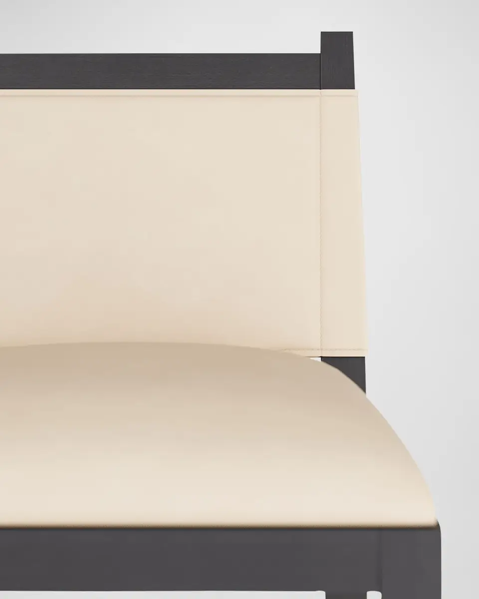 Arteriors Burdock Leather Counter Stool | Thumbnail 3 Arteriors Burdock Leather Counter Stool | Thumbnail 3