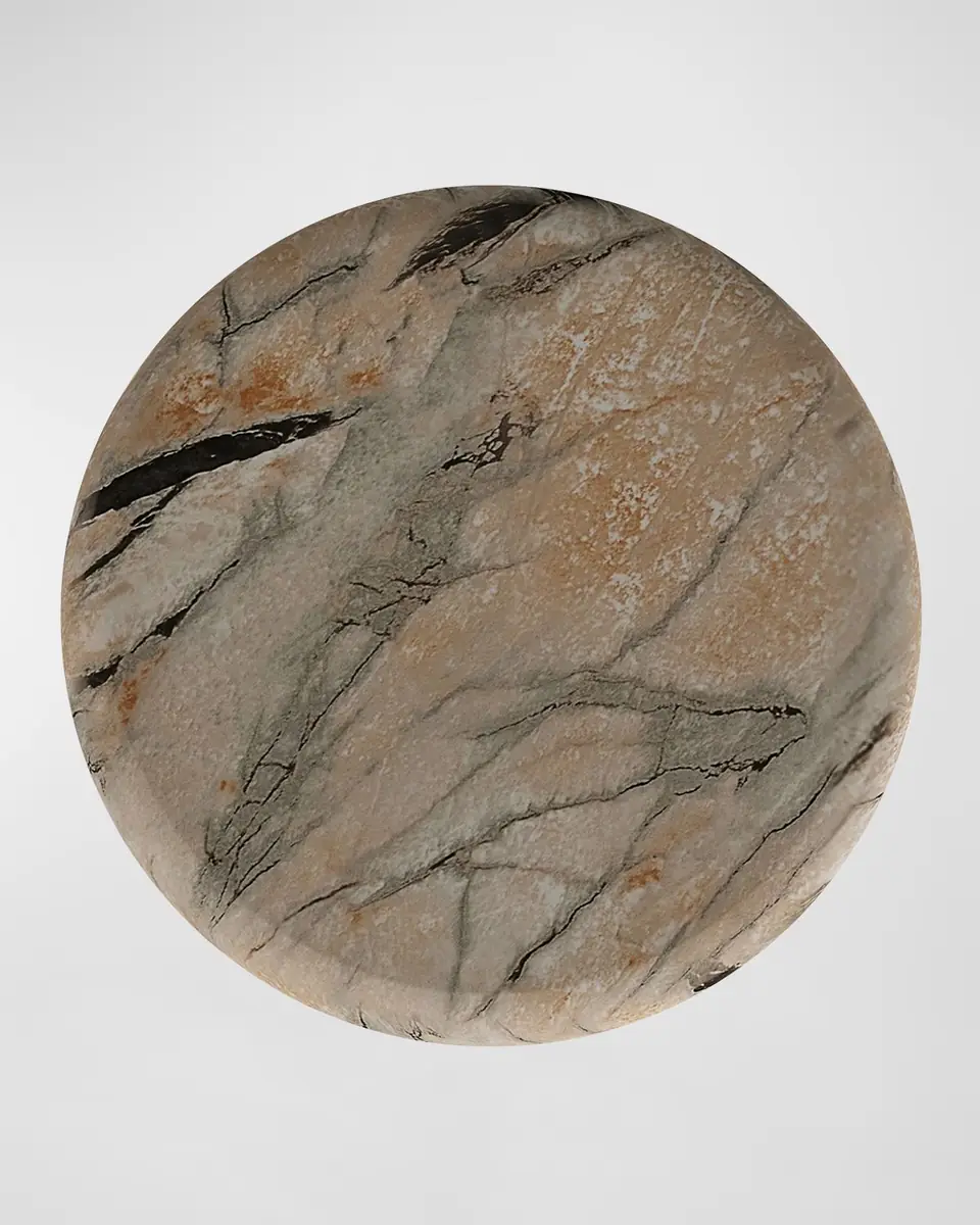 Arteriors Zahara Faux Marble Drink Table | Thumbnail 2