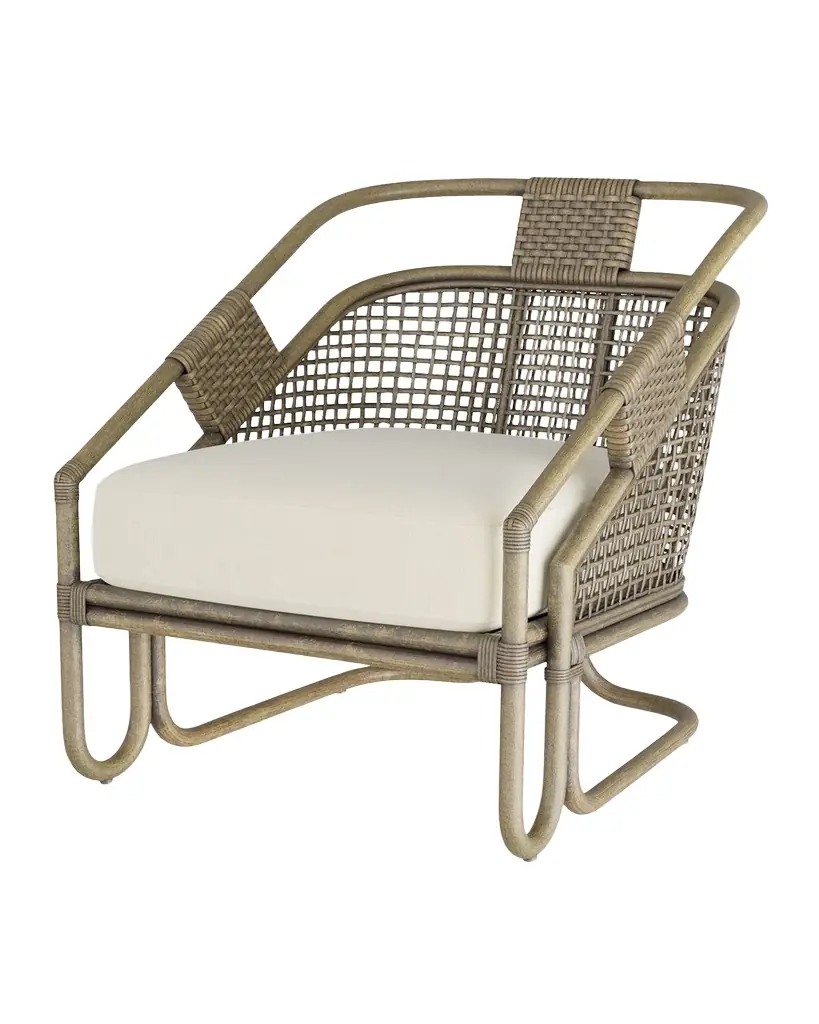 Arteriors Begala Rattan Lounge Chair