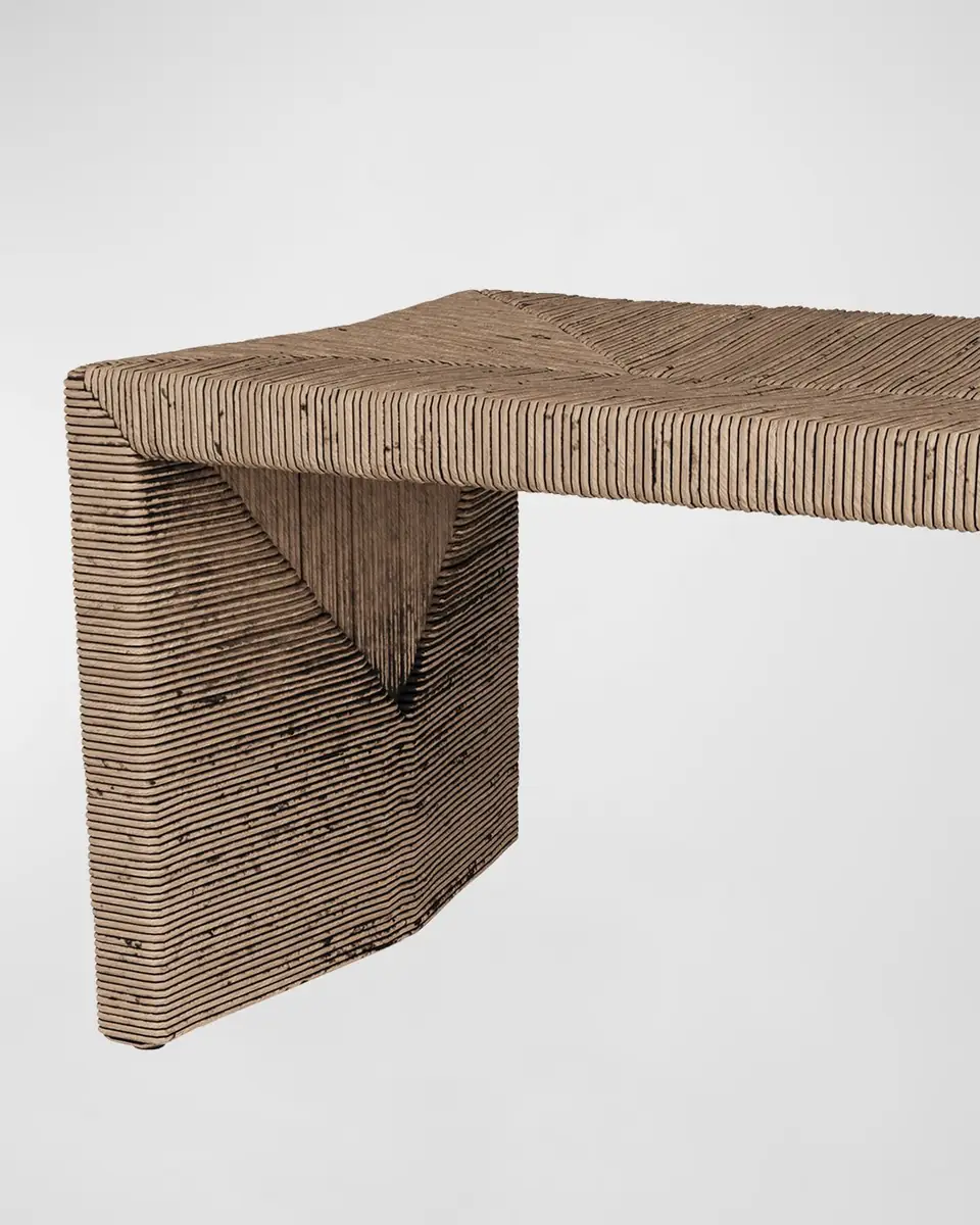 Arteriors Zuri Rattan Bench, 52" | Thumbnail 3 Arteriors Zuri Rattan Bench, 52" | Thumbnail 3