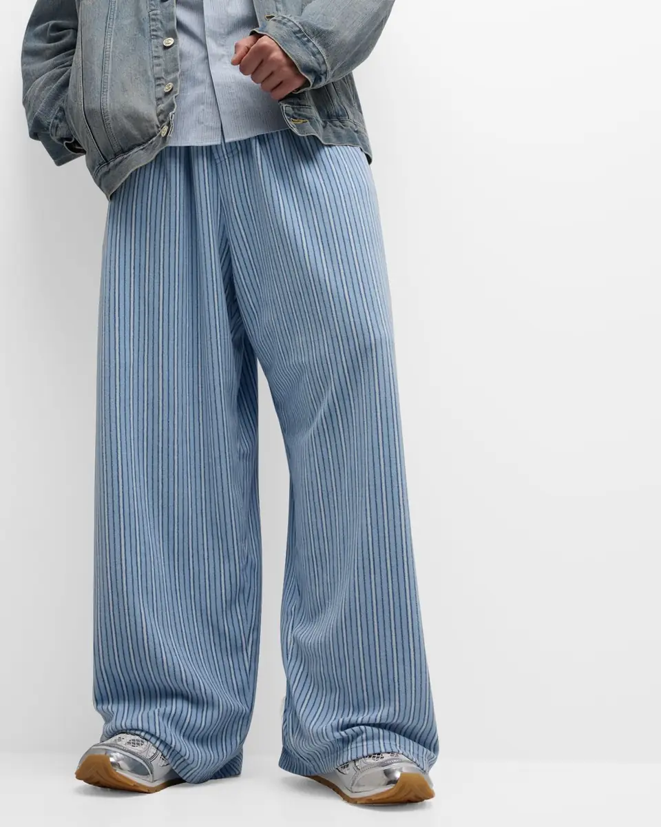 Balenciaga Men's Large Striped Pajama Pants | Thumbnail 6 Balenciaga Men's Large Striped Pajama Pants | Thumbnail 6