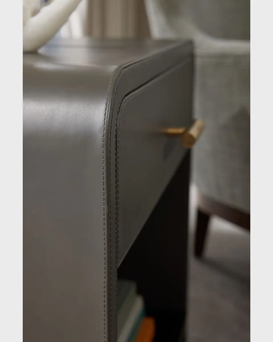 Arteriors Buchanan Leather Side Table | Thumbnail 4 Arteriors Buchanan Leather Side Table | Thumbnail 4