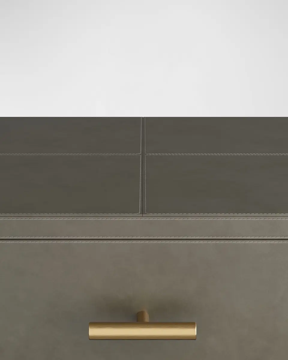 Arteriors Buchanan Leather Side Table | Thumbnail 5 Arteriors Buchanan Leather Side Table | Thumbnail 5