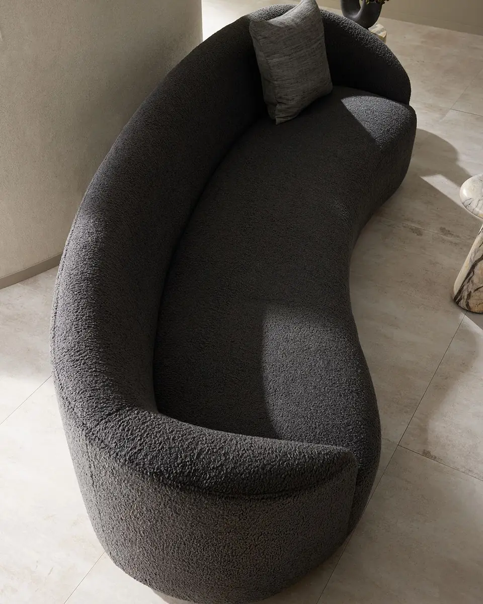 Arteriors Turner Sherpa Sofa, 108" | Thumbnail 4