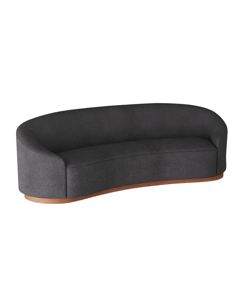 Arteriors Turner Sherpa Sofa, 108"