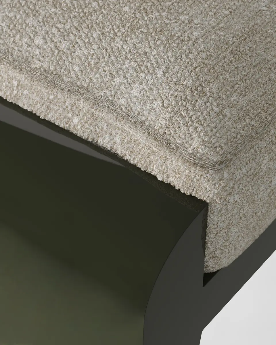 Arteriors Alanna Boucle Ottoman | Thumbnail 5